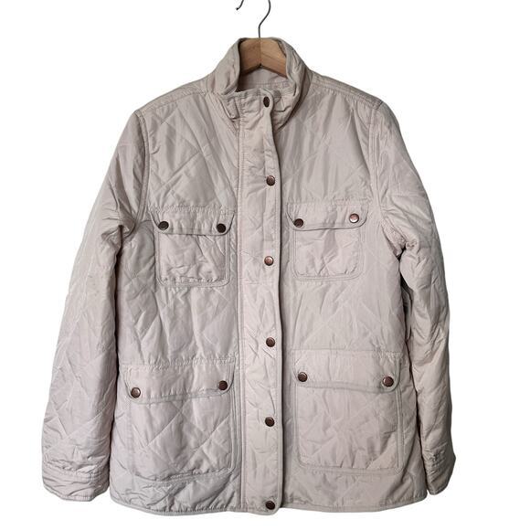 NWT Altar’d State Alpine  Quilted Puffer‎ Comfy Jacket In Champagne Size M - Picture 2 of 12